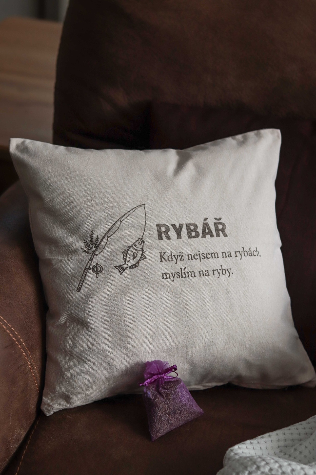 Levandulový polštář pro rybáře